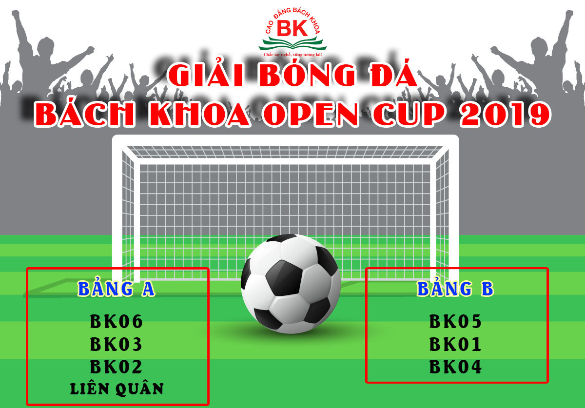 Kế hoạch tổ chức giải bóng đá “Bách Khoa Open Cup 2019”