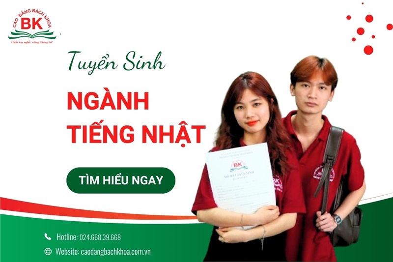 Tuyển sinh ngành Tiếng Nhật trường Cao đẳng Bách Khoa năm 2024