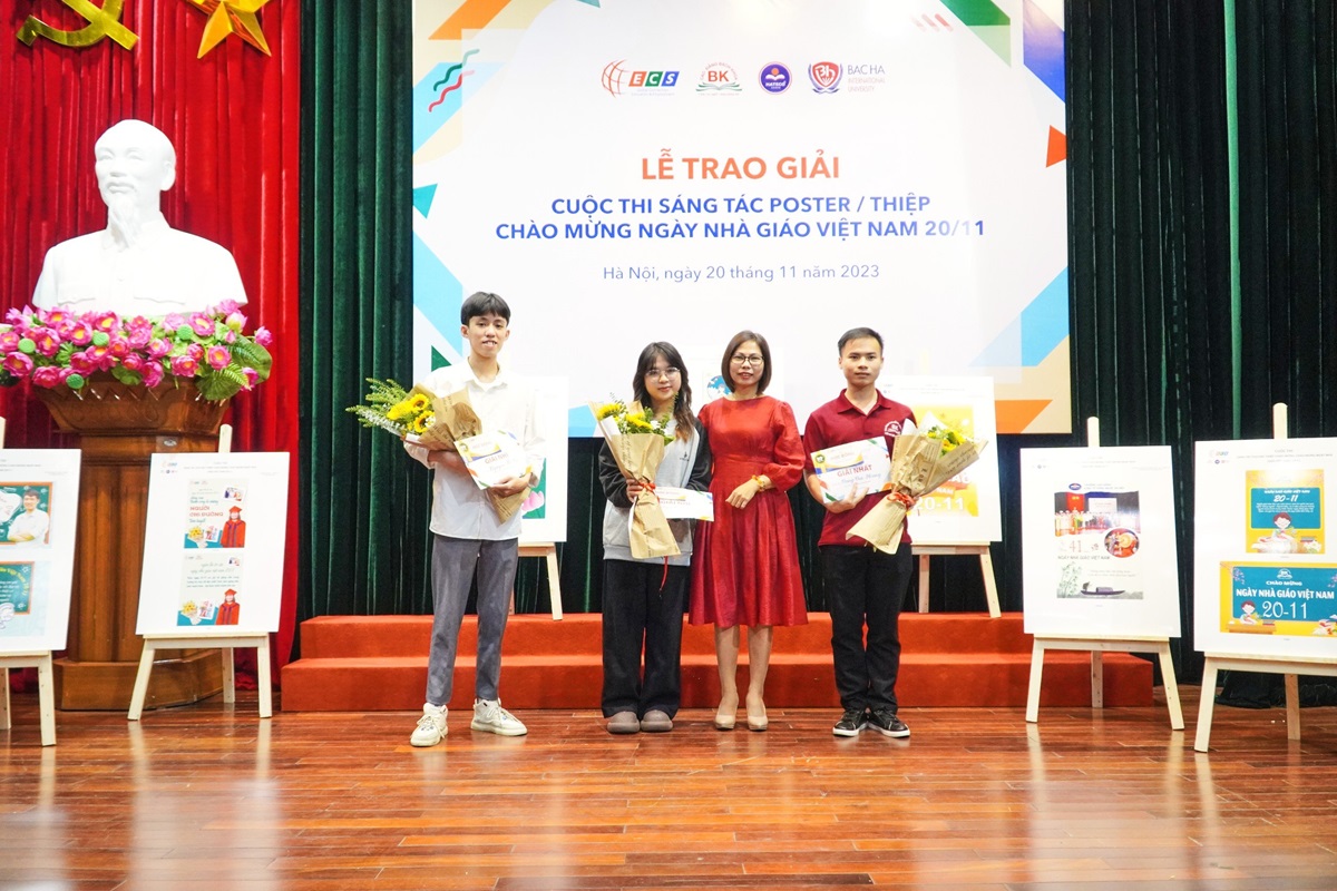 Lễ trao giải Cuộc thi“Sáng tác Poster/Thiệp chào mừng ngày Nhà giáo Việt Nam