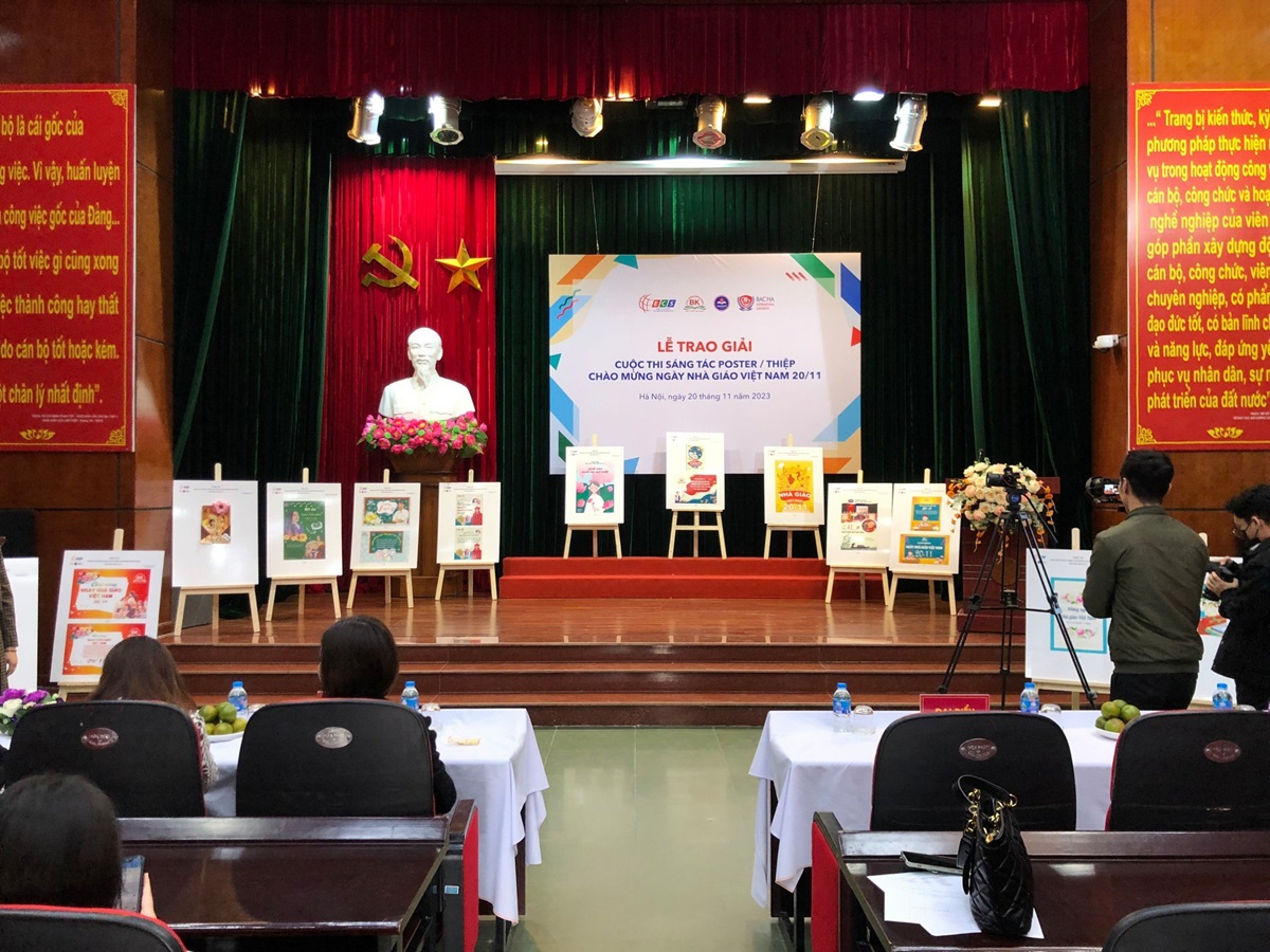 Lễ trao giải Cuộc thi“Sáng tác Poster/Thiệp chào mừng ngày Nhà giáo Việt Nam