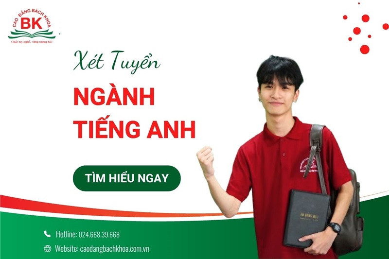 Xét tuyển ngành Tiếng Anh và những thông tin cần lưu ý