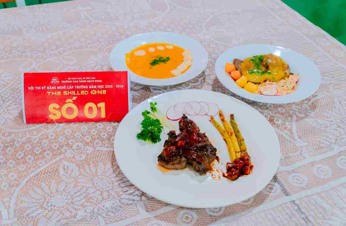Tuyển sinh ngành kỹ thuật chế biến món ăn