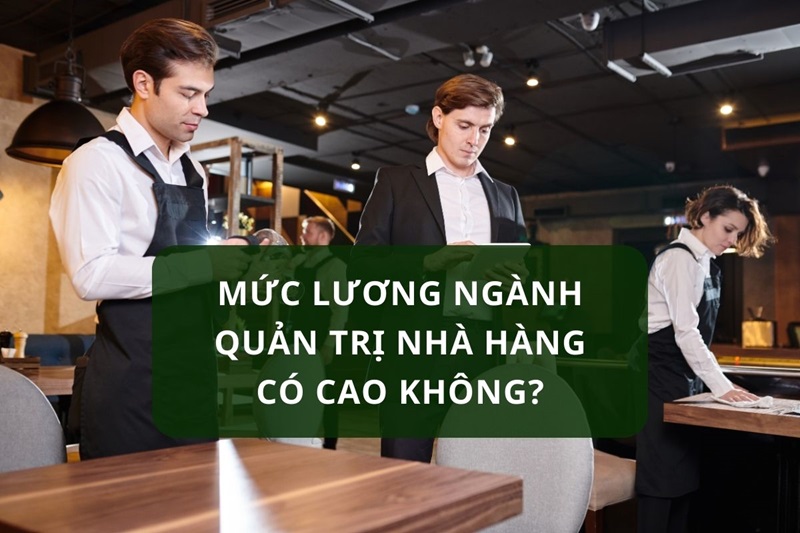 Bật mí mức lương của ngành Quản trị nhà hàng năm 2024