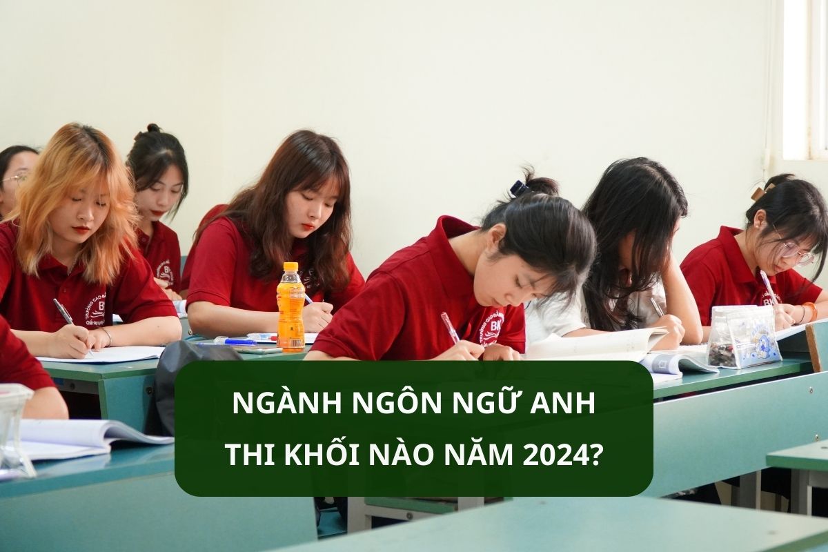 Ngành Ngôn ngữ Anh thi khối nào trong năm 2024?