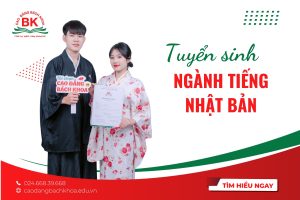 Tuyển sinh thông báo tuyển sinh ngành tiếng Nhật Bản 2025