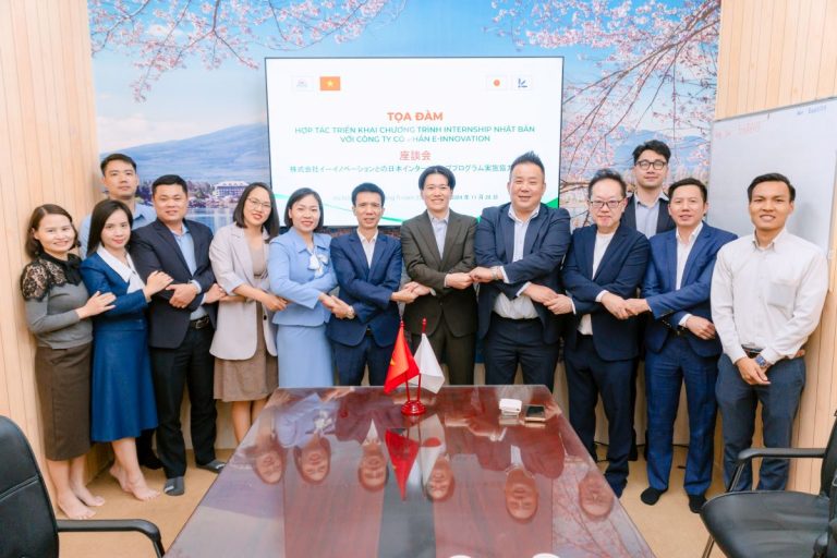 Tọa đàm Hợp tác triển khai Chương trình Internship Nhật Bản với Công ty CP E-Inovation