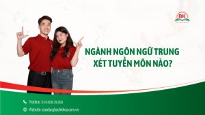 Ngành ngôn ngữ trung xét tuyển môn nào?