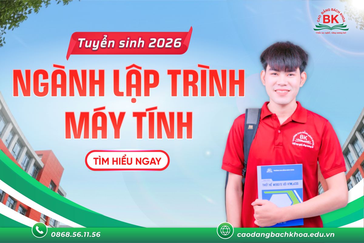 Thông tin tuyển sinh ngành lập trình máy tính