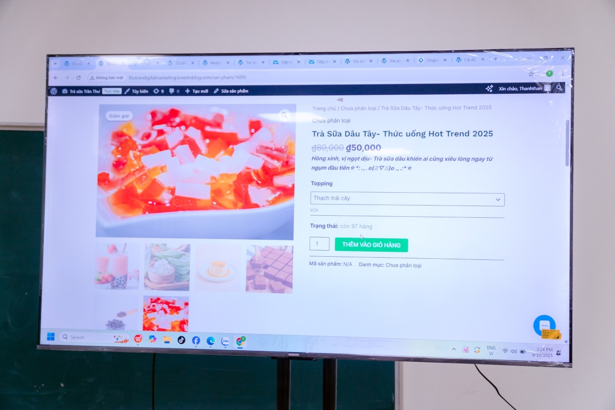 Sinh viên ngành Thương mại điện tử trường Cao đẳng Bách Khoa ứng dụng AI thiết kế website bán hàng-3