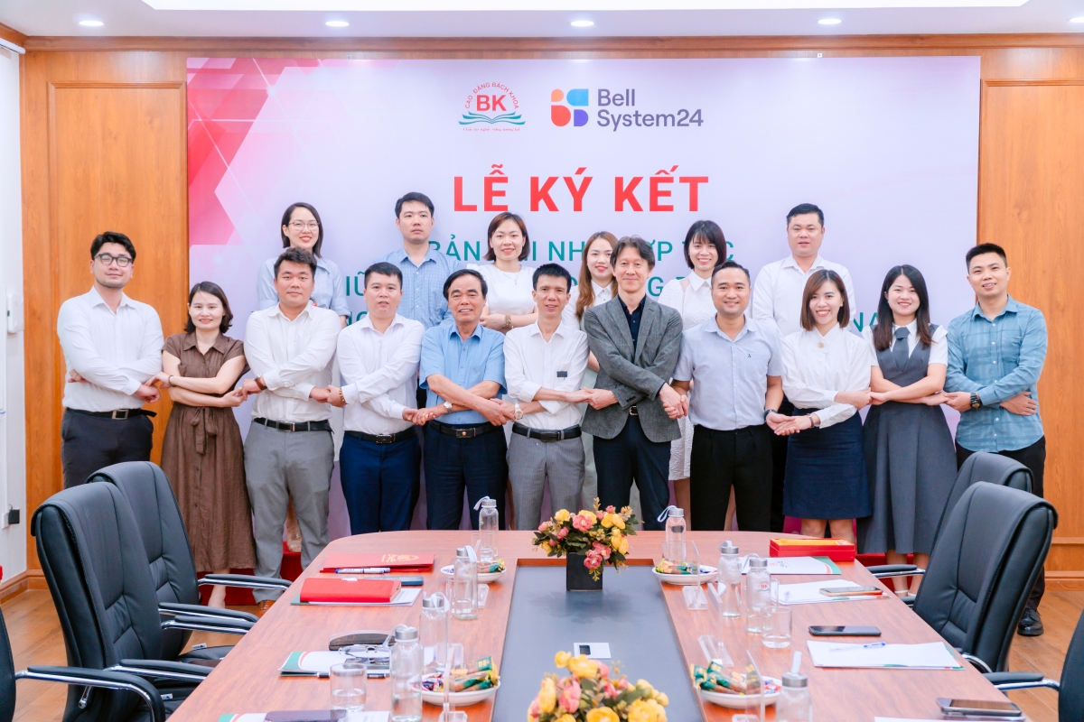 Trường cao đẳng Bách Khoa ký kết với Bellsystem24 Việt Nam-17