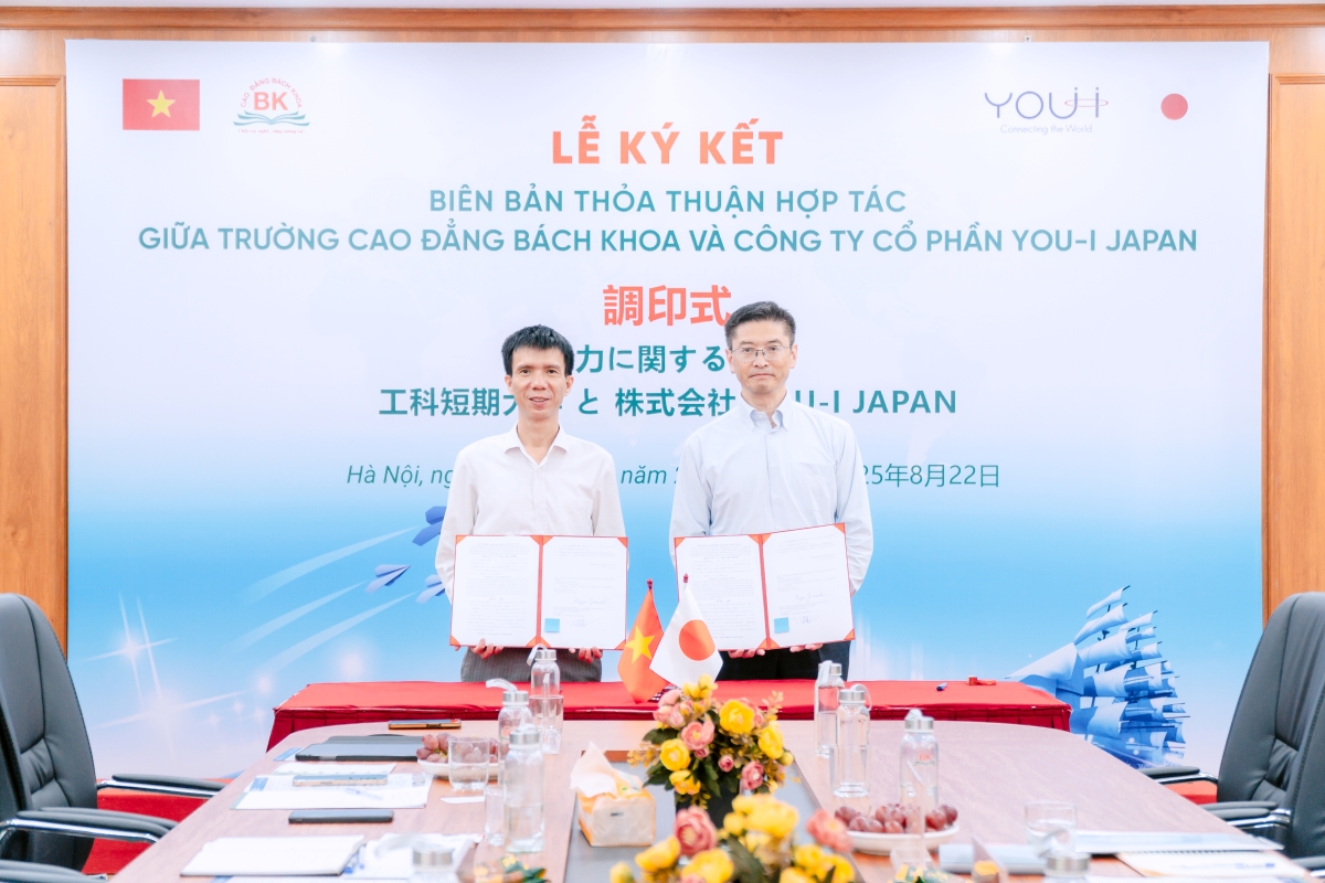 Cao đẳng Bách Khoa ký kết với công ty YOU-I JAPAN-8