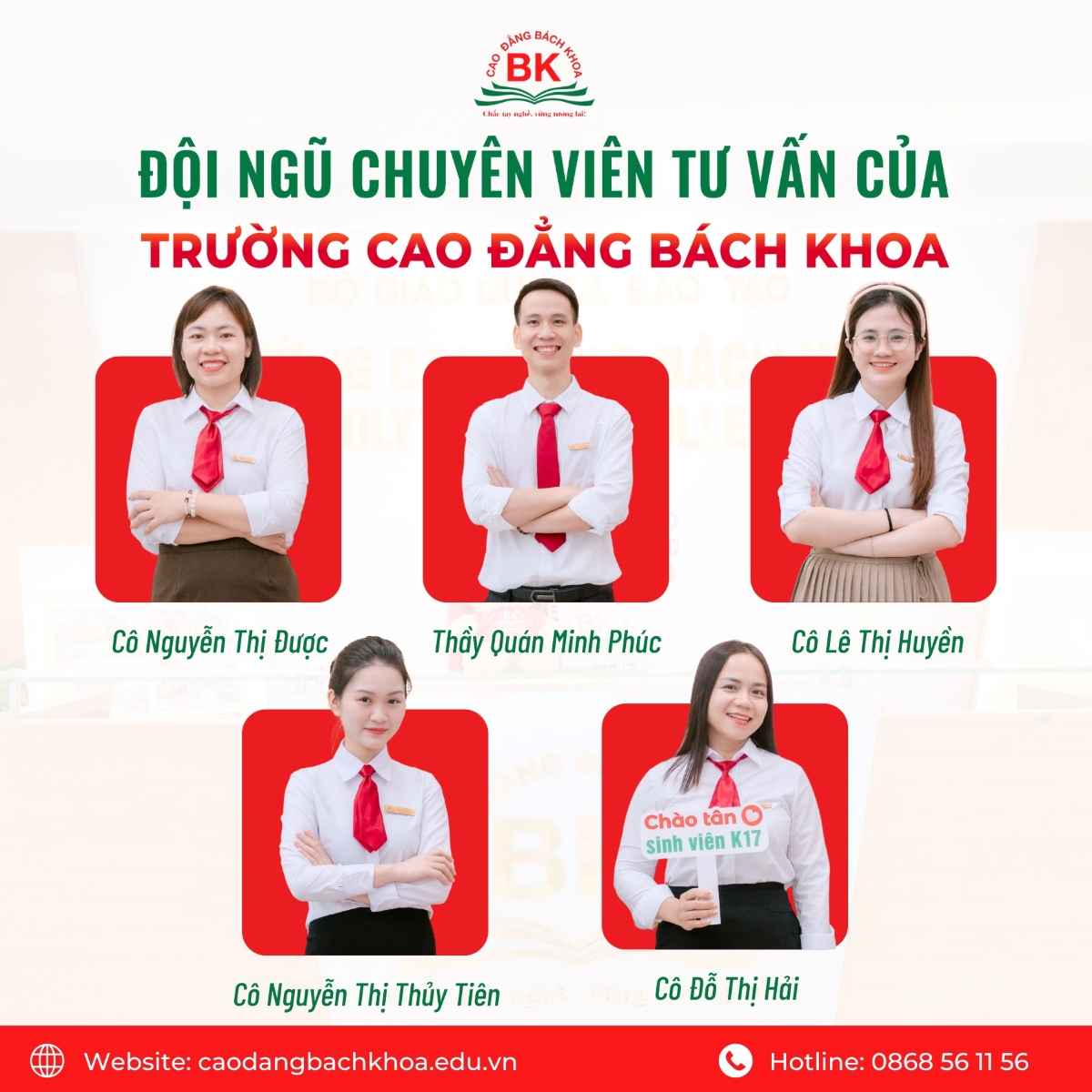 Đội ngũ tư vấn Cao đẳng Bách Khoa-1