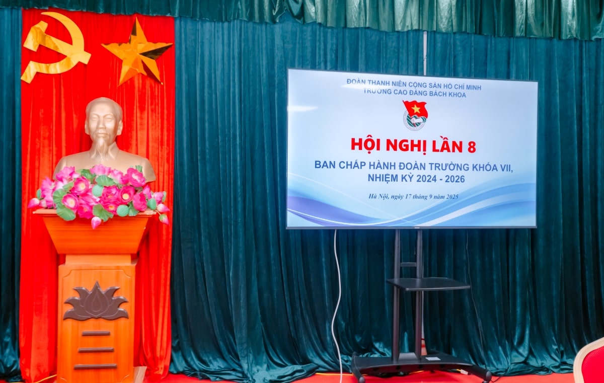 Hội nghị kiện toàn Ban Chấp hành, Ban Thường vụ Đoàn TNCS Hồ Chí Minh Trường Cao đẳng Bách Khoa khóa VII, nhiệm kỳ 2024 – 2026