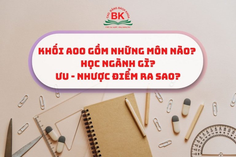 Khối A00 gồm những môn nào?