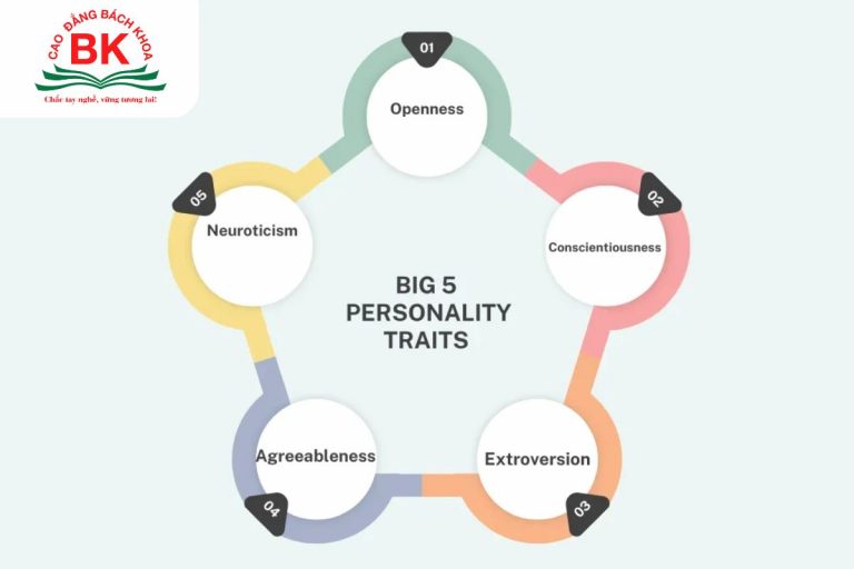 Big Five Test giúp nhận diện 5 nhóm tính cách của con người: Hòa đồng, Tự chủ, Bất ổn cảm xúc, Hướng ngoại và Cởi mở.
