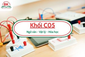 Tổ hợp C05 gồm ba môn Ngữ văn, Vật lý, Hóa học