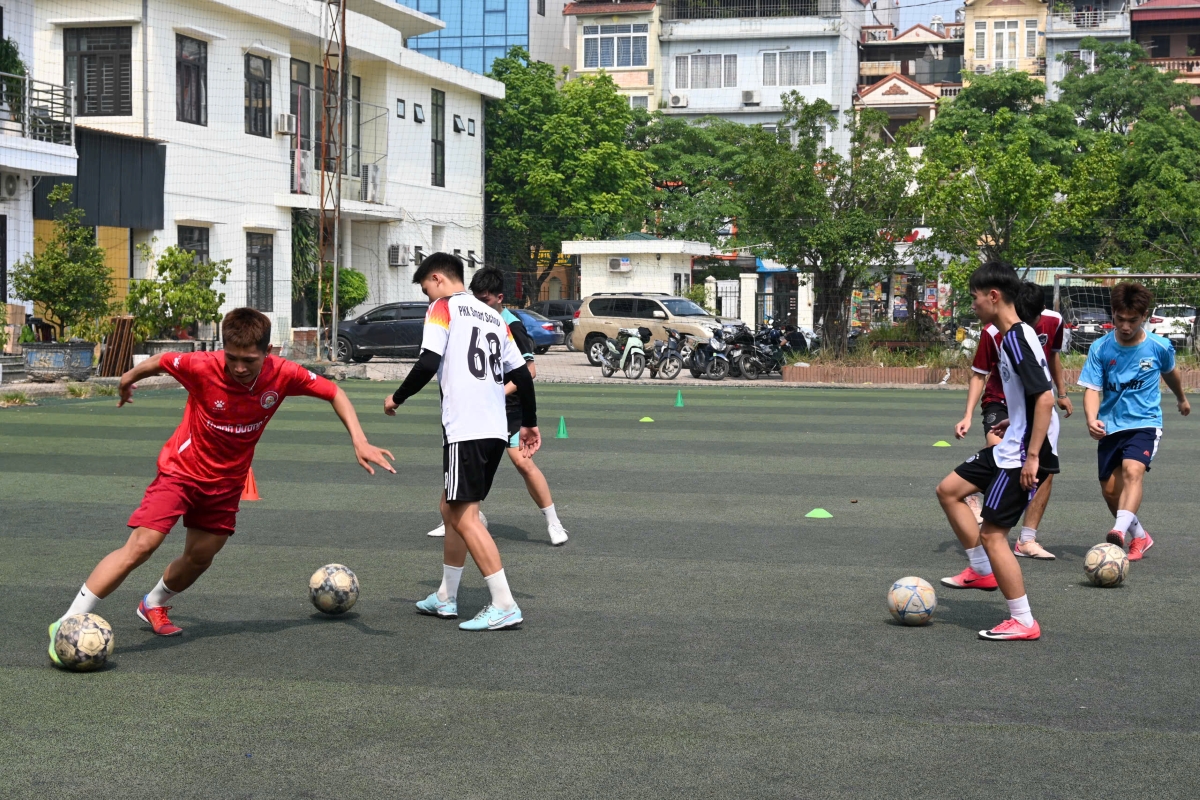 Đội bóng luyện tập