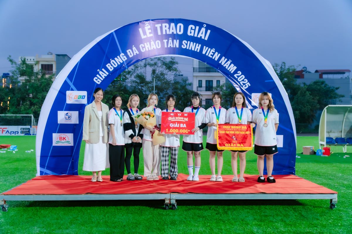 Lễ Bế mạc Giải bóng đá chào Tân sinh viên 2025