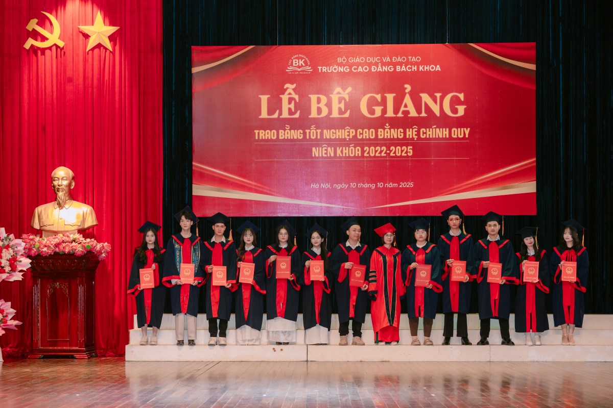 Lễ tốt nghiệp của trường cao đẳng Bách Khoa