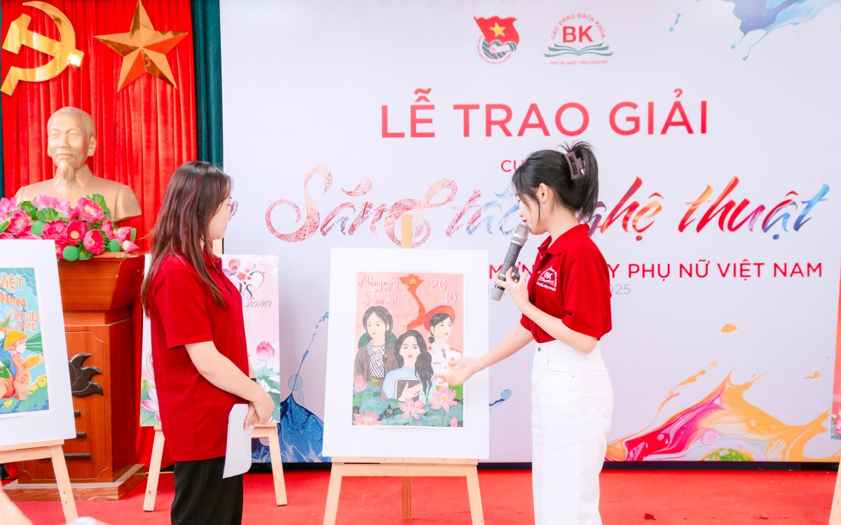 Lễ trao giải cuộc thi "Sáng tác nghệ thuật" Trường Cao đẳng Bách Khoa năm 2025