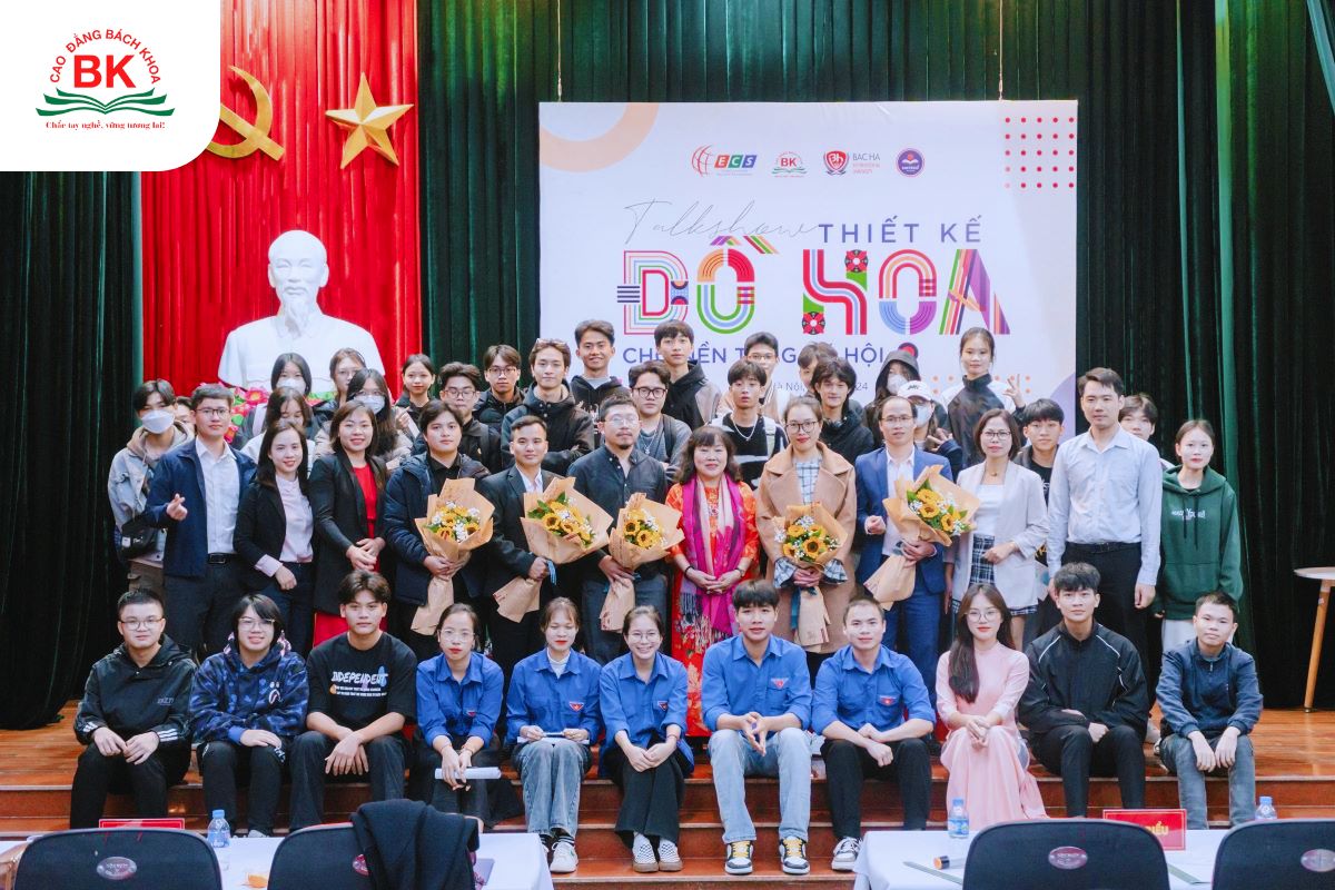 Talkshow “Thiết kế đồ họa cho nền tảng xã hội”  tại Trường Cao đẳng Bách Khoa