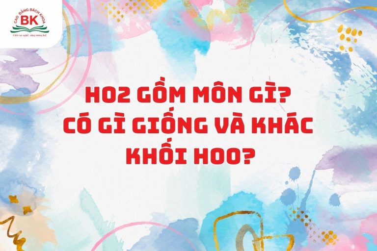 H02 gồm môn gì? Có gì giống và khác khối H00?