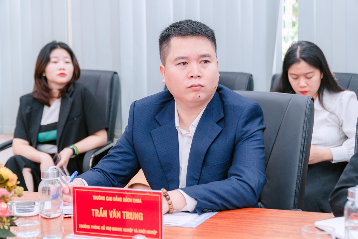 Thầy Trần Văn Trung – Trưởng phòng Hỗ trợ Doanh nghiệp và Khởi nghiệp