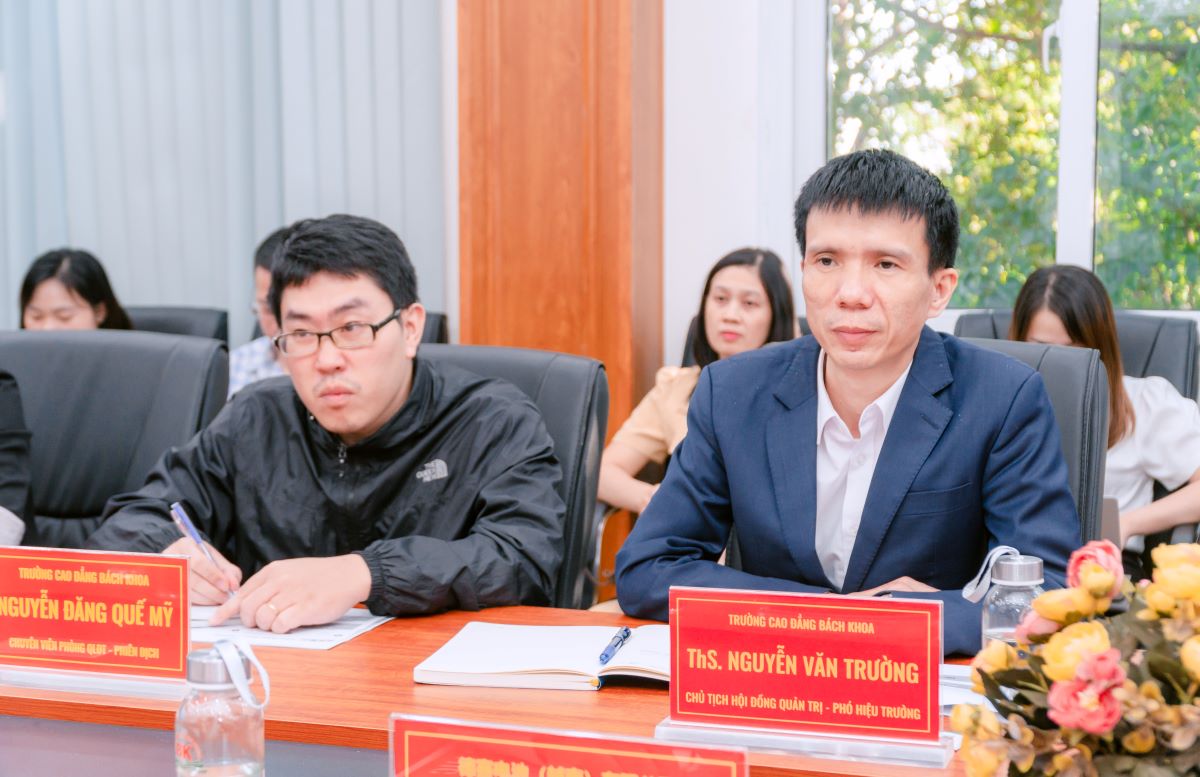 ThS. Nguyễn Văn Trường - Chủ tịch HĐQT, Phó Hiệu trưởng Trường Cao đẳng Bách Khoa