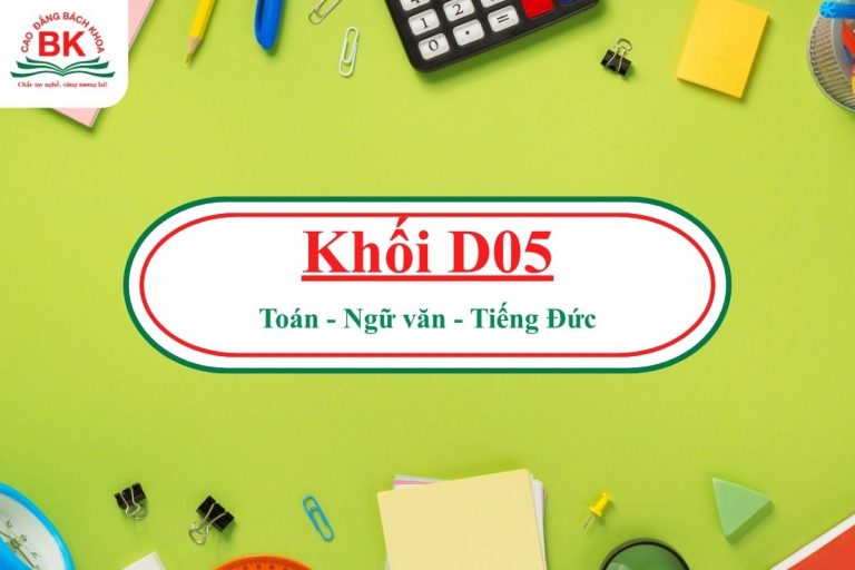 khối D05 gồm những môn nào?