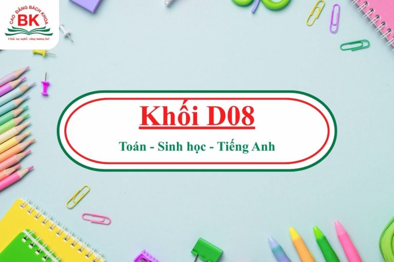 Khối D08 gồm những môn nào?