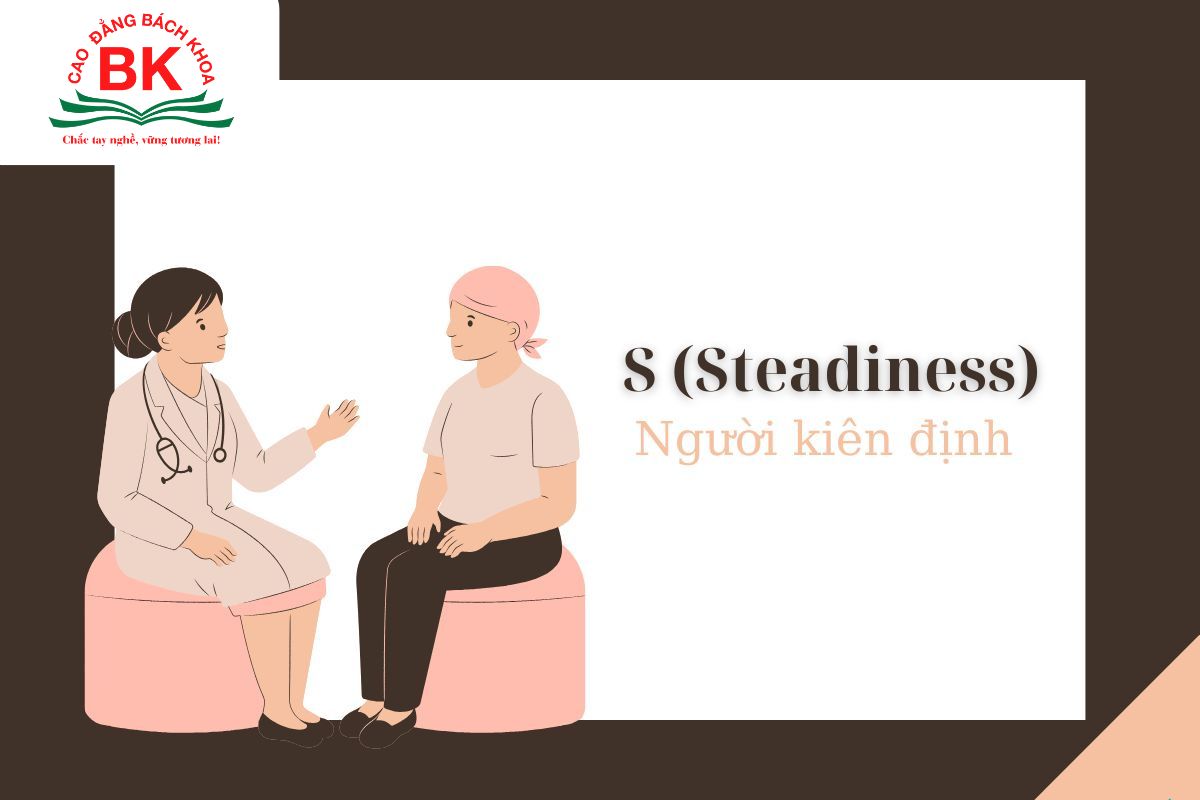 Nhóm tính cách S (Steadiness - Kiên định) là một trong bốn nhóm hành vi trong DISC