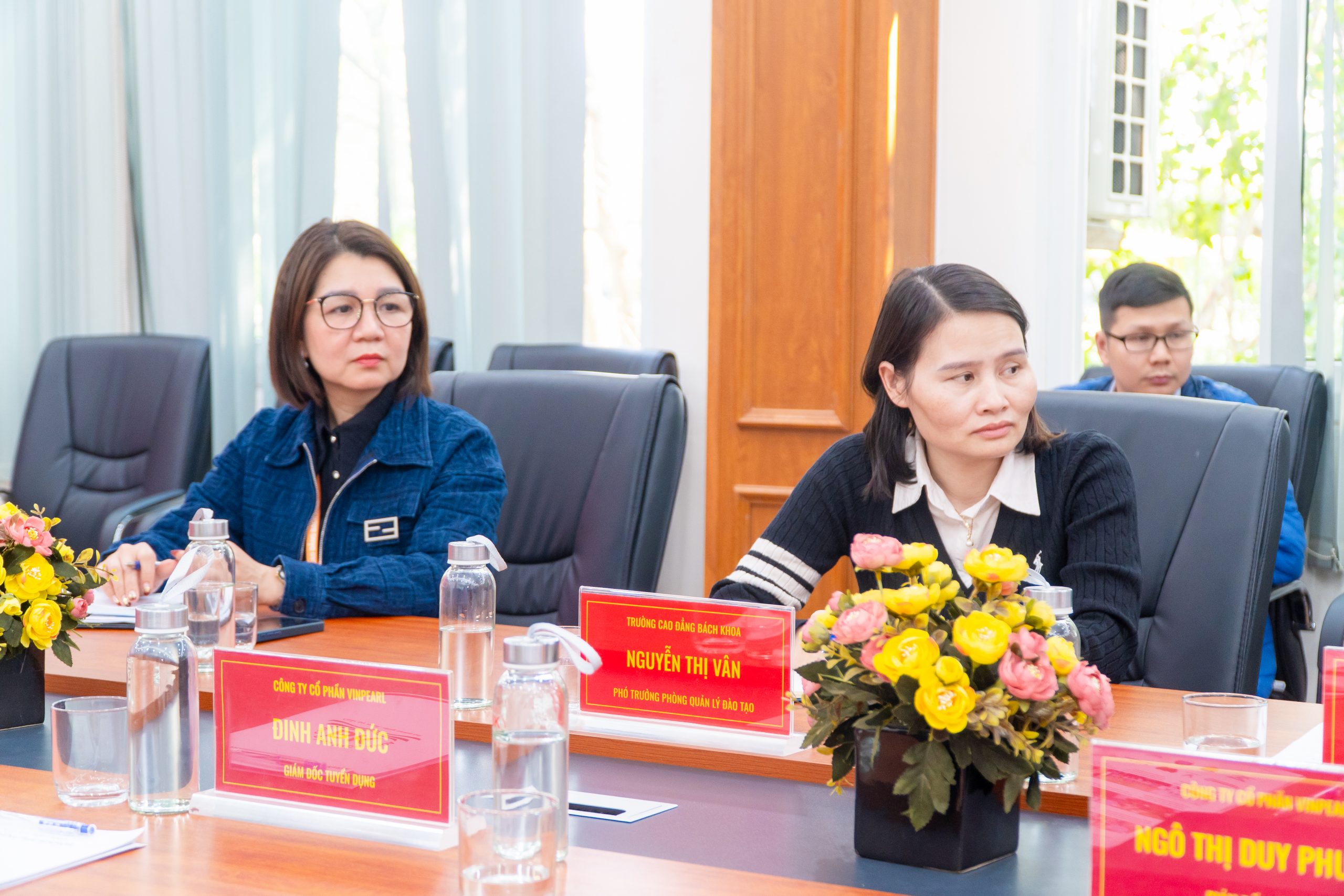 Đại diện Trường Cao đẳng Bách Khoa - Cô Nguyễn Thị Vân - Phó Trưởng phòng QLĐT