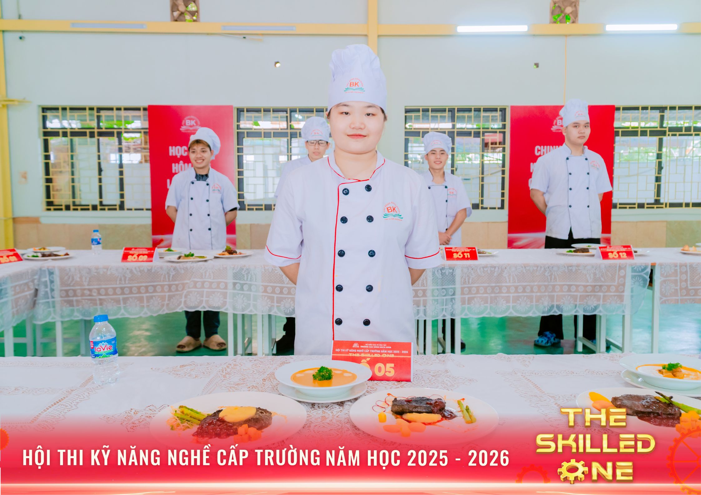 Thành phẩm sau khi hoàn thiện của sinh viên ngành Kỹ thuật chế biến món ăn – Thí sinh số 5