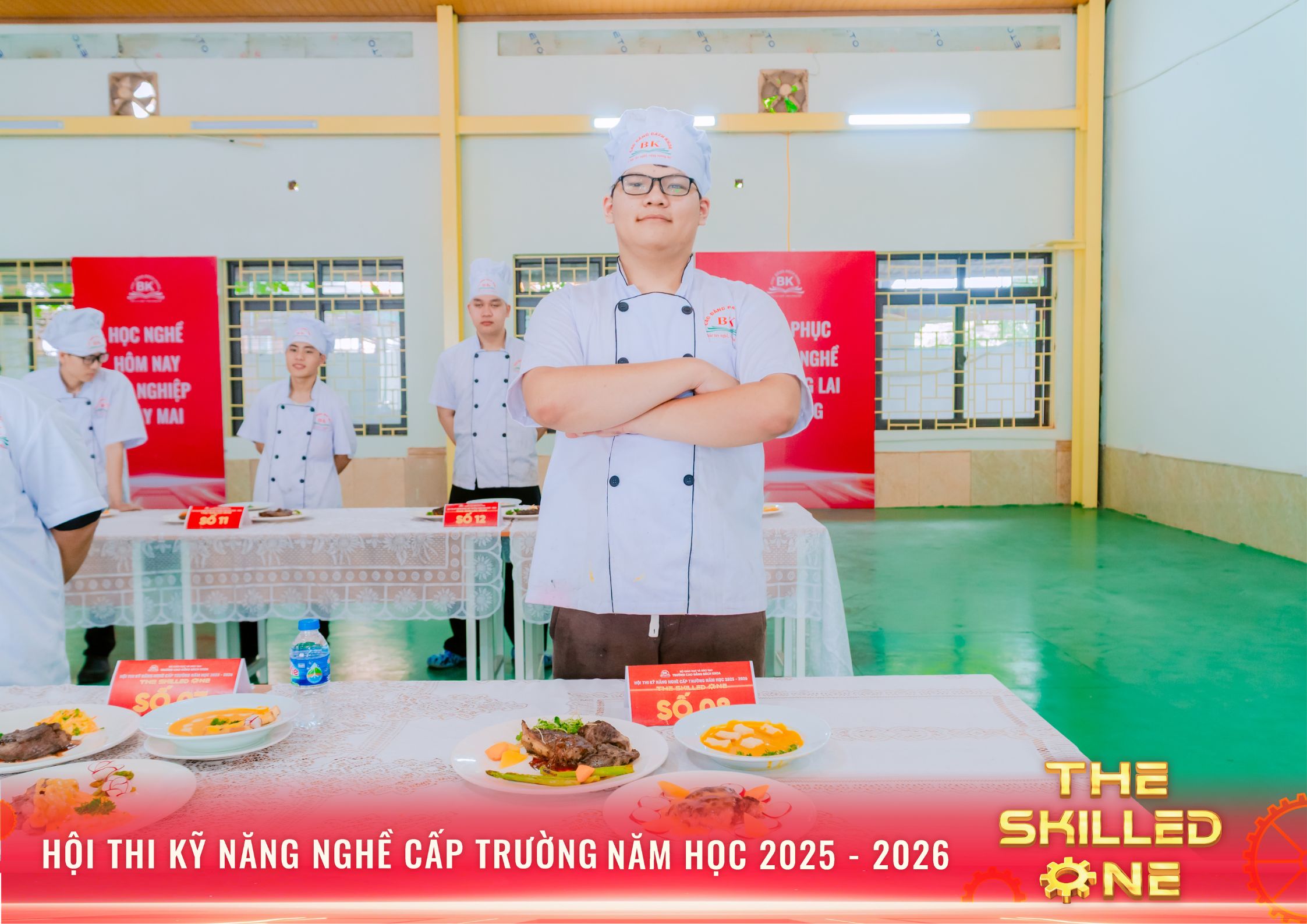 Thành phẩm sau khi hoàn thiện của sinh viên ngành Kỹ thuật chế biến món ăn – Thí sinh số 8