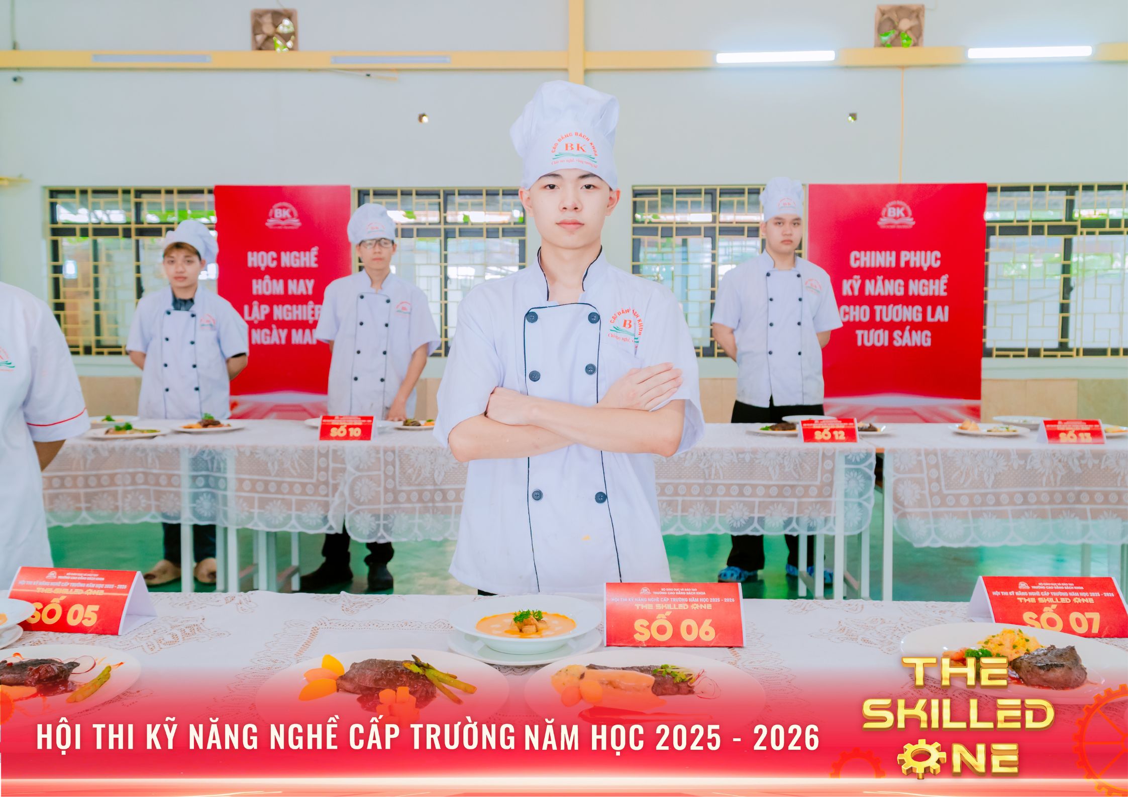 Thành phẩm sau khi hoàn thiện của sinh viên ngành Kỹ thuật chế biến món ăn – Thí sinh số 6