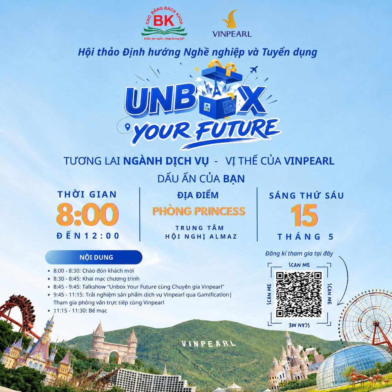 Hội thảo "Career Experience Tour" tại công ty Cổ phần Vinpearl