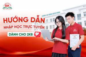 Hướng dẫn 5 bước xác nhận nhập học trực tuyến dành cho 2k8