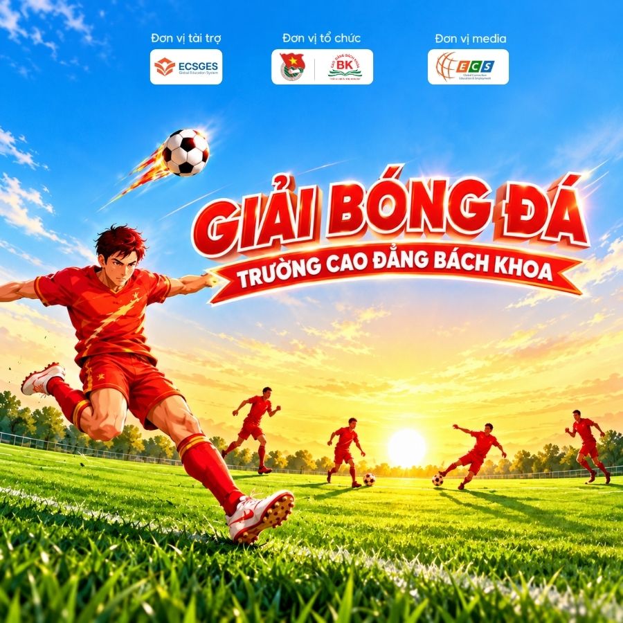 Giải bóng đá Trường Cao đẳng Bách Khoa 2026