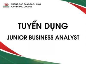 Trường cao đẳng bách khoa tuyển dụng junior business analyst