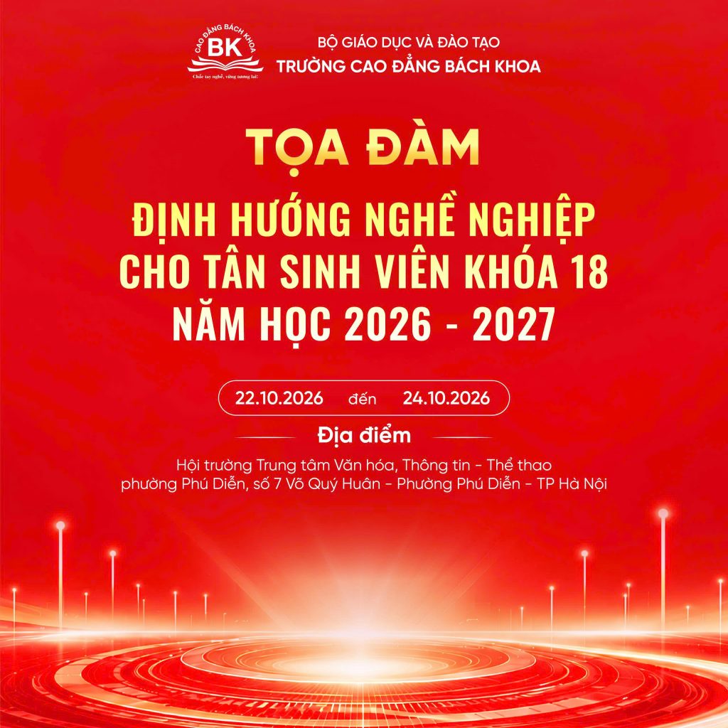 Tọa đàm Định hướng nghề nghiệp cho tân sinh viên khóa 18 năm học 2026 - 2027
