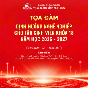 Tọa đàm Định hướng nghề nghiệp cho tân sinh viên khóa 18 năm học 2026 - 2027